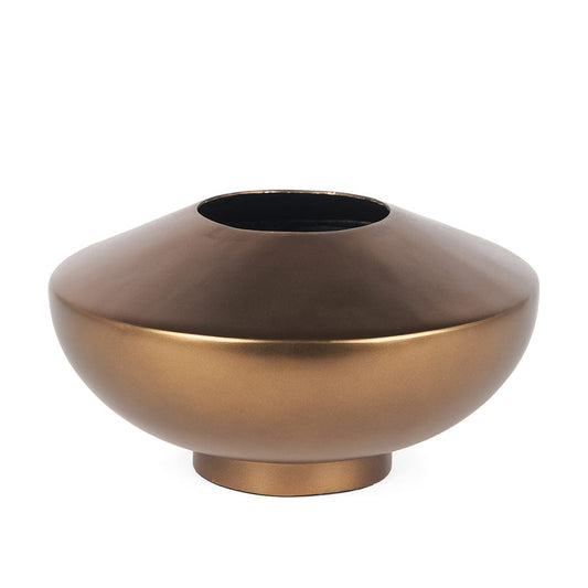 Mercana - Quiana Large Gold Metal Vase - 70662 view 1