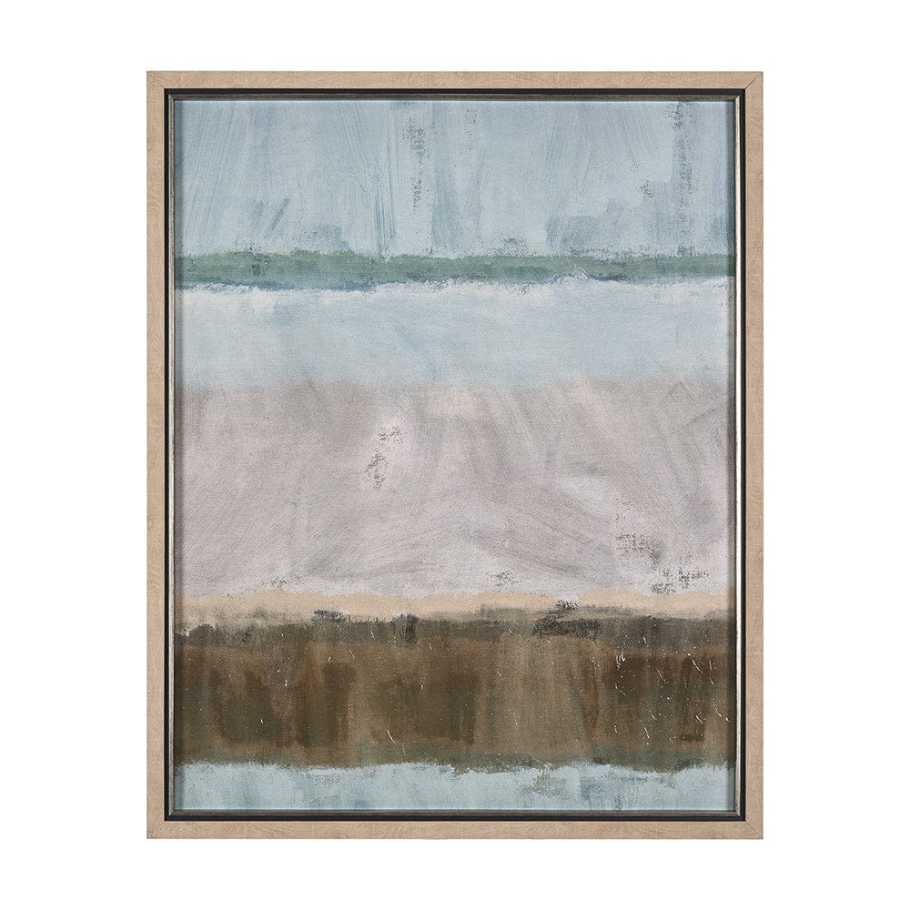 Mercana - Quiet Echoes - Flow by Mercana Studio a Hand Embellished Textured Framed Art Print - 15164 view 1