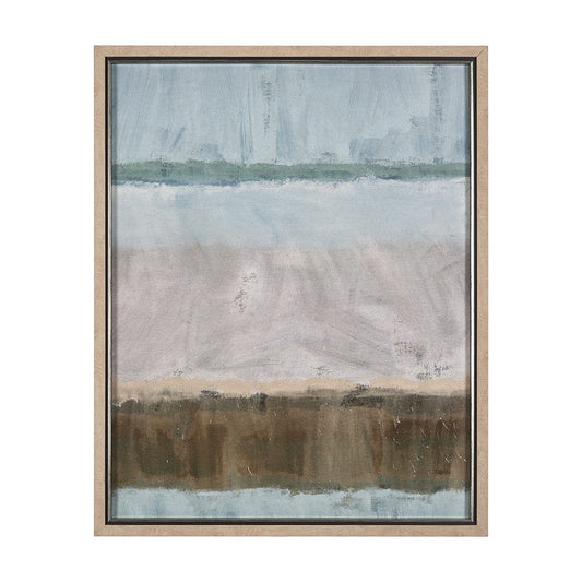 Mercana - Quiet Echoes - Flow by Mercana Studio a Hand Embellished Textured Framed Art Print - 15164 view 1