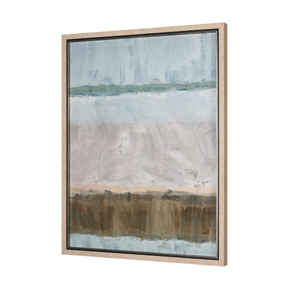 Mercana - Quiet Echoes - Flow by Mercana Studio a Hand Embellished Textured Framed Art Print - 15164 view 2
