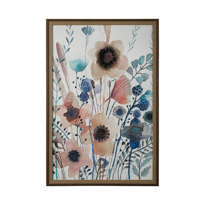 Mercana - Quiet Marvels by Maya Woods a Hand Embellished Textured Framed Art Print Matted under Glass - 13558 view 1