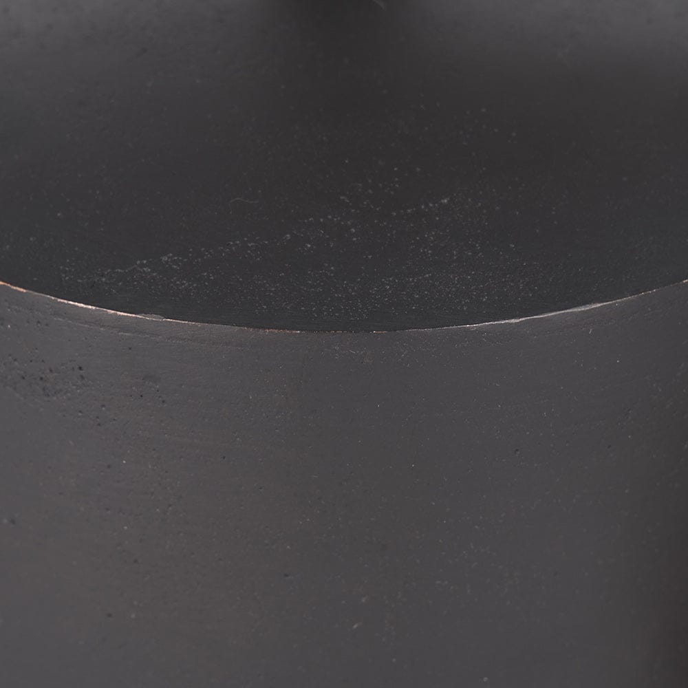 Mercana - Quincy Large Matte Black Metal Decorative Bell Object - 70654 view 7