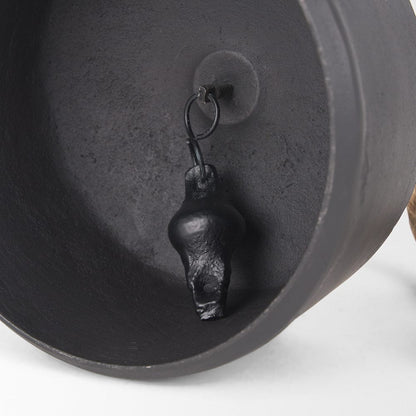 Mercana - Quincy Large Matte Black Metal Decorative Bell Object - 70654 view 9