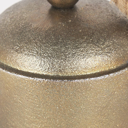 Mercana - Quincy Medium Gold Metal Decorative Bell Object - 70652 view 7