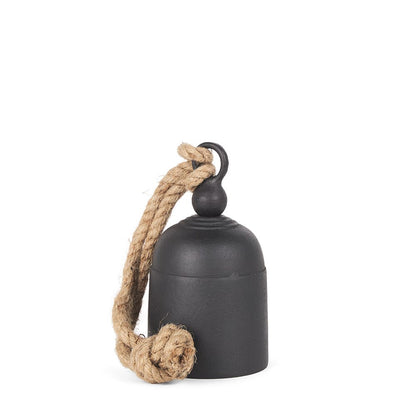 Mercana - Quincy Small Matte Black Metal Decorative Bell Object - 70656 view 1