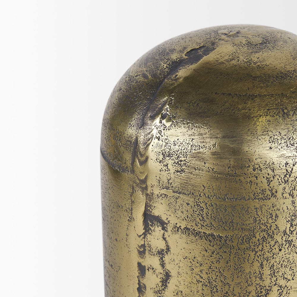 Mercana - Quonset Extra Tall Brass Finished Aluminum Metal Pillar Object - 70593_CLOSEOUT view 4