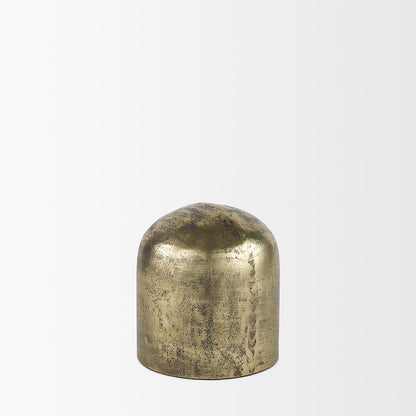 Mercana - Quonset Short Brass Finished Aluminum Metal Ornament - 70188_CLOSEOUT view 2
