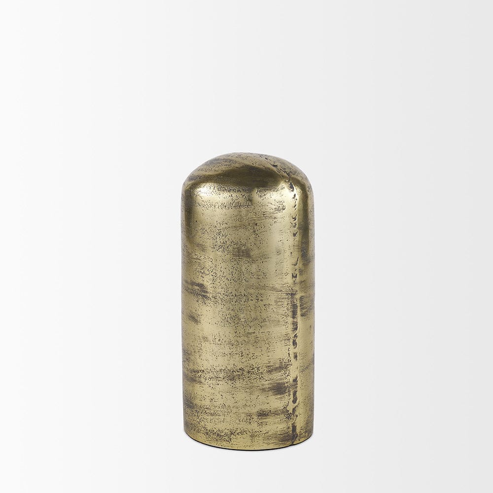Mercana - Quonset Tall Brass Finished Aluminum Metal Ornament - 70187_CLOSEOUT view 2