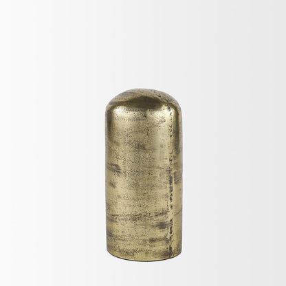 Mercana - Quonset Tall Brass Finished Aluminum Metal Ornament - 70187_CLOSEOUT view 2