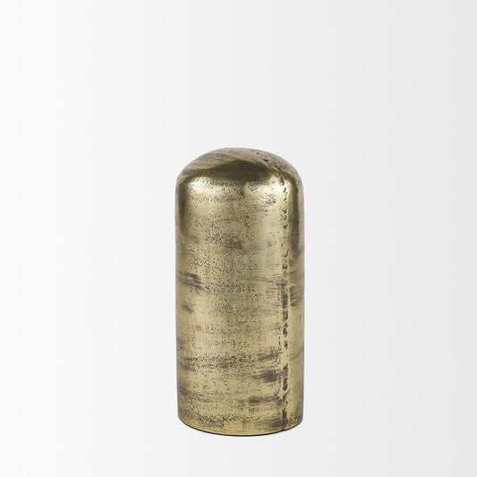 Mercana - Quonset Tall Brass Finished Aluminum Metal Ornament - 70187_CLOSEOUT view 2