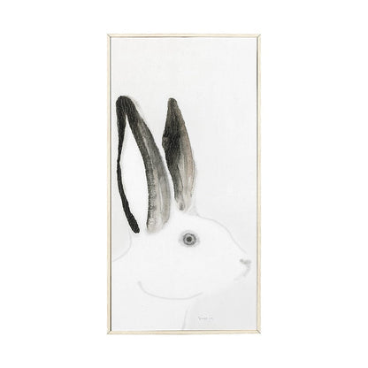 Mercana - Rabit Gazing I by Mercana Studio a Hand Embellished Textured Framed Art Print - 13666 view 1