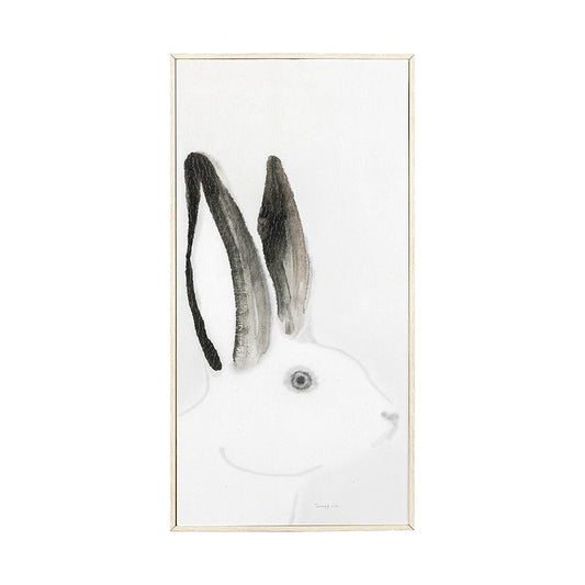 Mercana - Rabit Gazing I by Mercana Studio a Hand Embellished Textured Framed Art Print - 13666 view 1