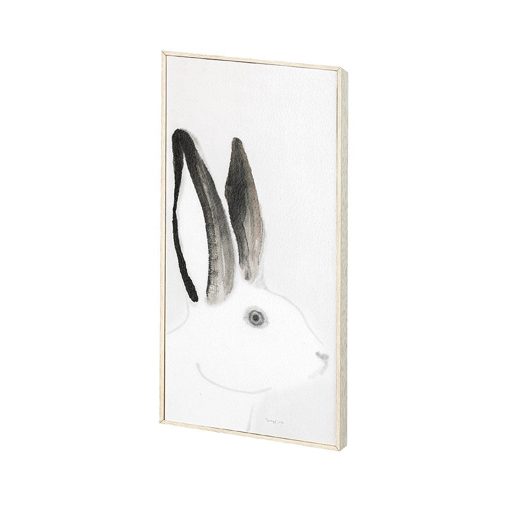 Mercana - Rabit Gazing I by Mercana Studio a Hand Embellished Textured Framed Art Print - 13666 view 2