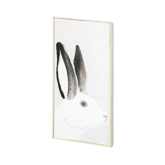 Mercana - Rabit Gazing I by Mercana Studio a Hand Embellished Textured Framed Art Print - 13666 view 2