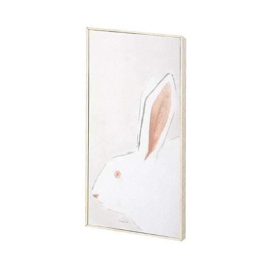 Mercana - Rabit Gazing II by Mercana Studio a Hand Embellished Textured Framed Art Print - 13667 view 2