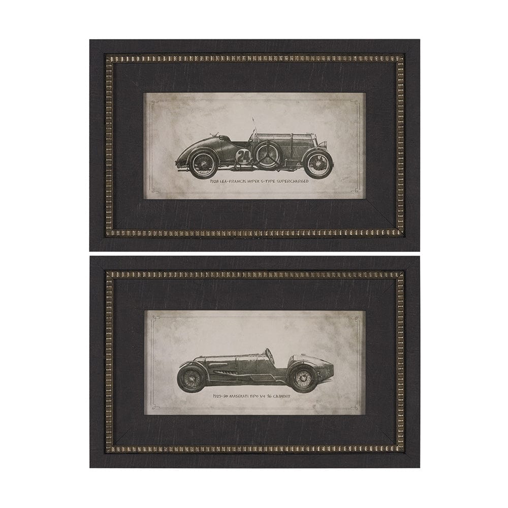 Mercana - Race Day by Mercana Studio a Hand Embellished Framed Art Print (Set of 2) - 15748 view 1