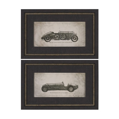 Mercana - Race Day by Mercana Studio a Hand Embellished Framed Art Print (Set of 2) - 15748 view 1
