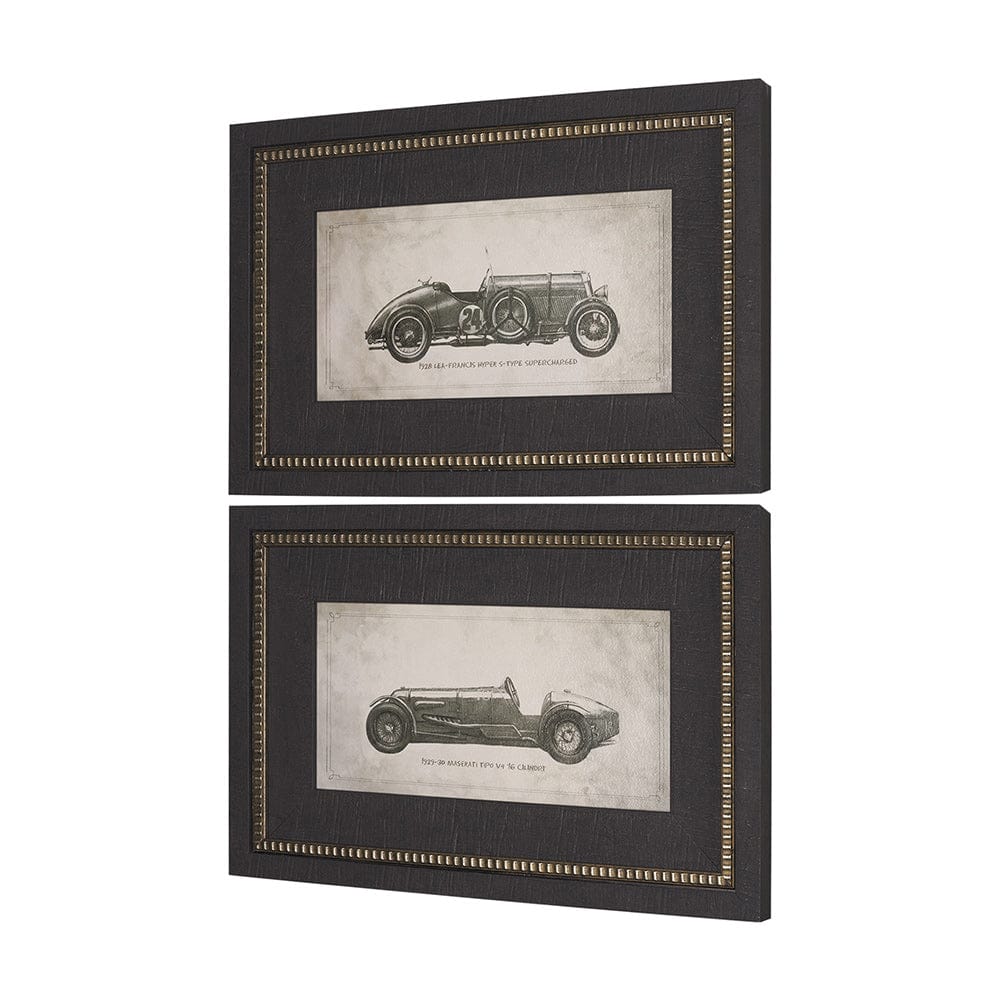 Mercana - Race Day by Mercana Studio a Hand Embellished Framed Art Print (Set of 2) - 15748 view 2