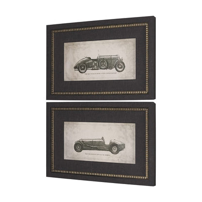 Mercana - Race Day by Mercana Studio a Hand Embellished Framed Art Print (Set of 2) - 15748 view 2