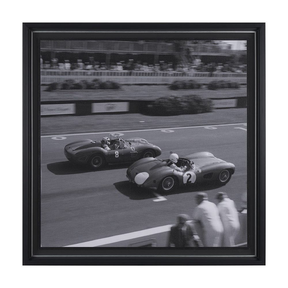 Mercana - Race Day - Qualifying by Ben Wood a Hand Embellished Framed Art Print Matted under Glass - 15681 view 1