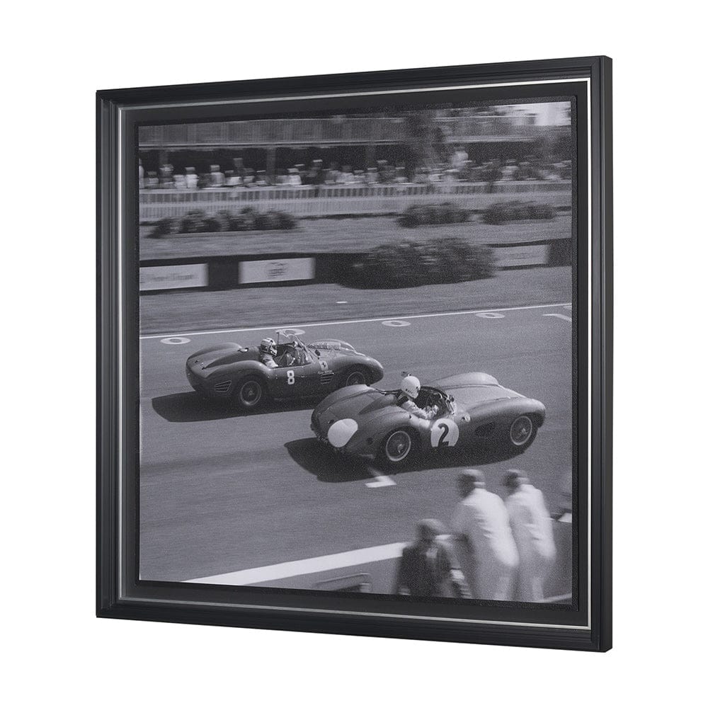 Mercana - Race Day - Qualifying by Ben Wood a Hand Embellished Framed Art Print Matted under Glass - 15681 view 2