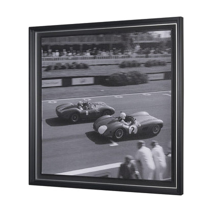 Mercana - Race Day - Qualifying by Ben Wood a Hand Embellished Framed Art Print Matted under Glass - 15681 view 2