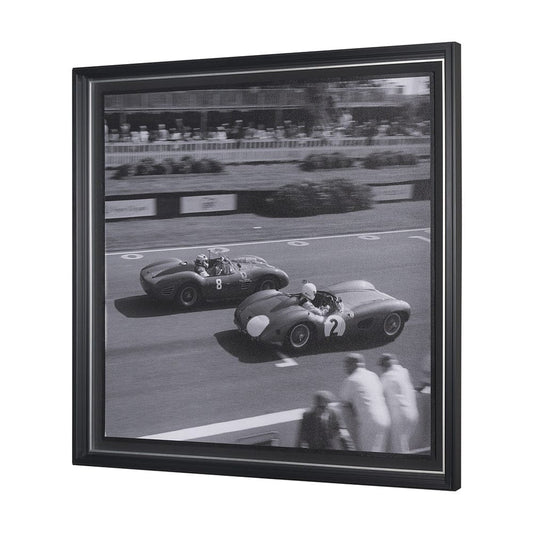 Mercana - Race Day - Qualifying by Ben Wood a Hand Embellished Framed Art Print Matted under Glass - 15681 view 2