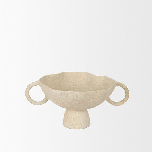 Mercana - Radka Beige Textured Small Metal Decorative Bowl - 70721 view 2
