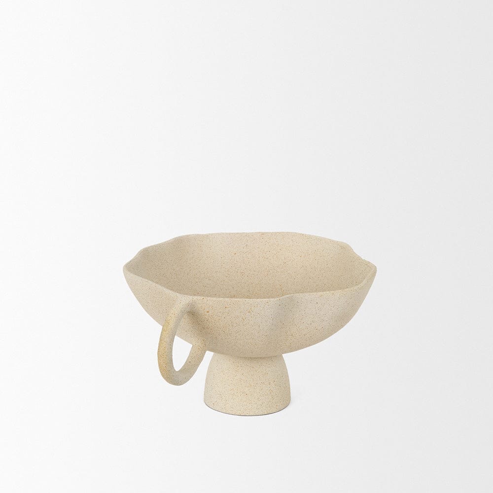 Mercana - Radka Beige Textured Small Metal Decorative Bowl - 70721 view 4