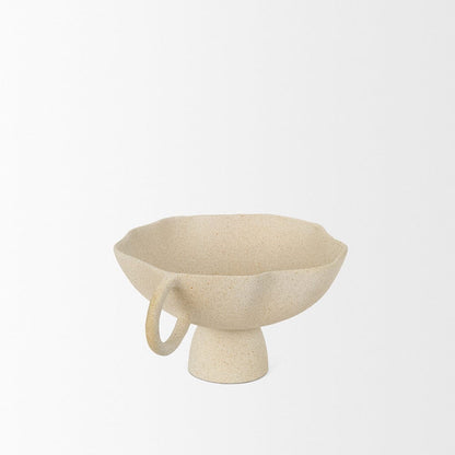 Mercana - Radka Beige Textured Small Metal Decorative Bowl - 70721 view 4