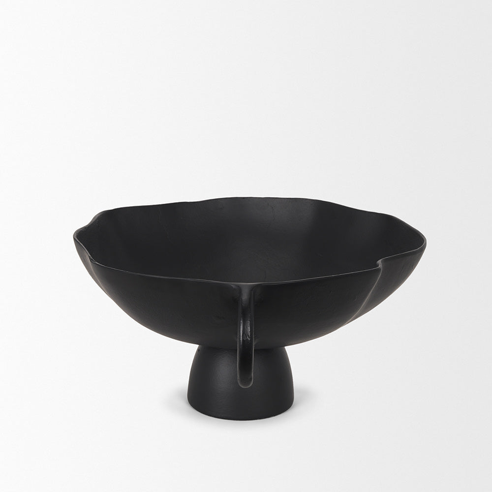 Mercana - Radka Large Matte Black Metal Decorative Bowl - 70724 view 3