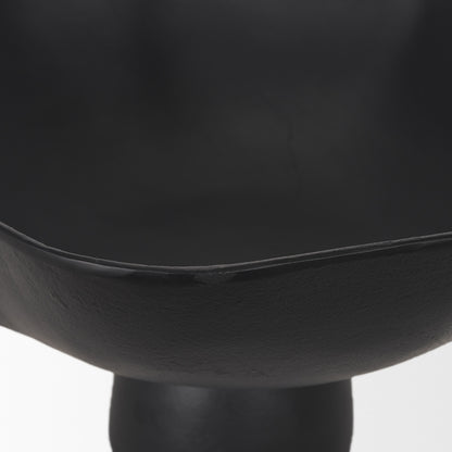 Mercana - Radka Large Matte Black Metal Decorative Bowl - 70724 view 5