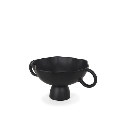 Mercana - Radka Small Matte Black Metal Decorative Bowl - 70723 view 1