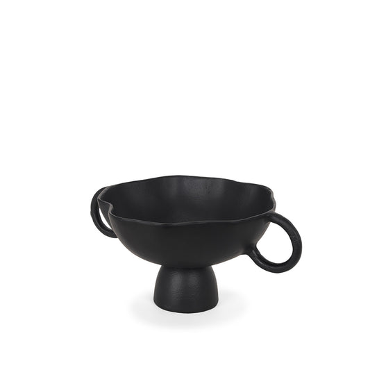 Mercana - Radka Small Matte Black Metal Decorative Bowl - 70723 view 1