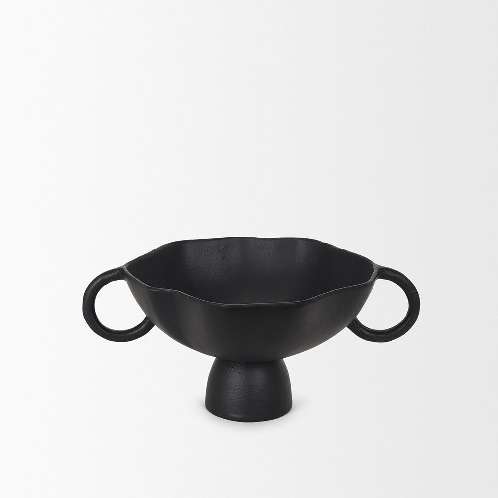 Mercana - Radka Small Matte Black Metal Decorative Bowl - 70723 view 2