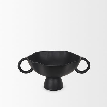 Mercana - Radka Small Matte Black Metal Decorative Bowl - 70723 view 2