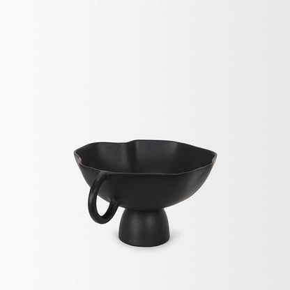 Mercana - Radka Small Matte Black Metal Decorative Bowl - 70723 view 4