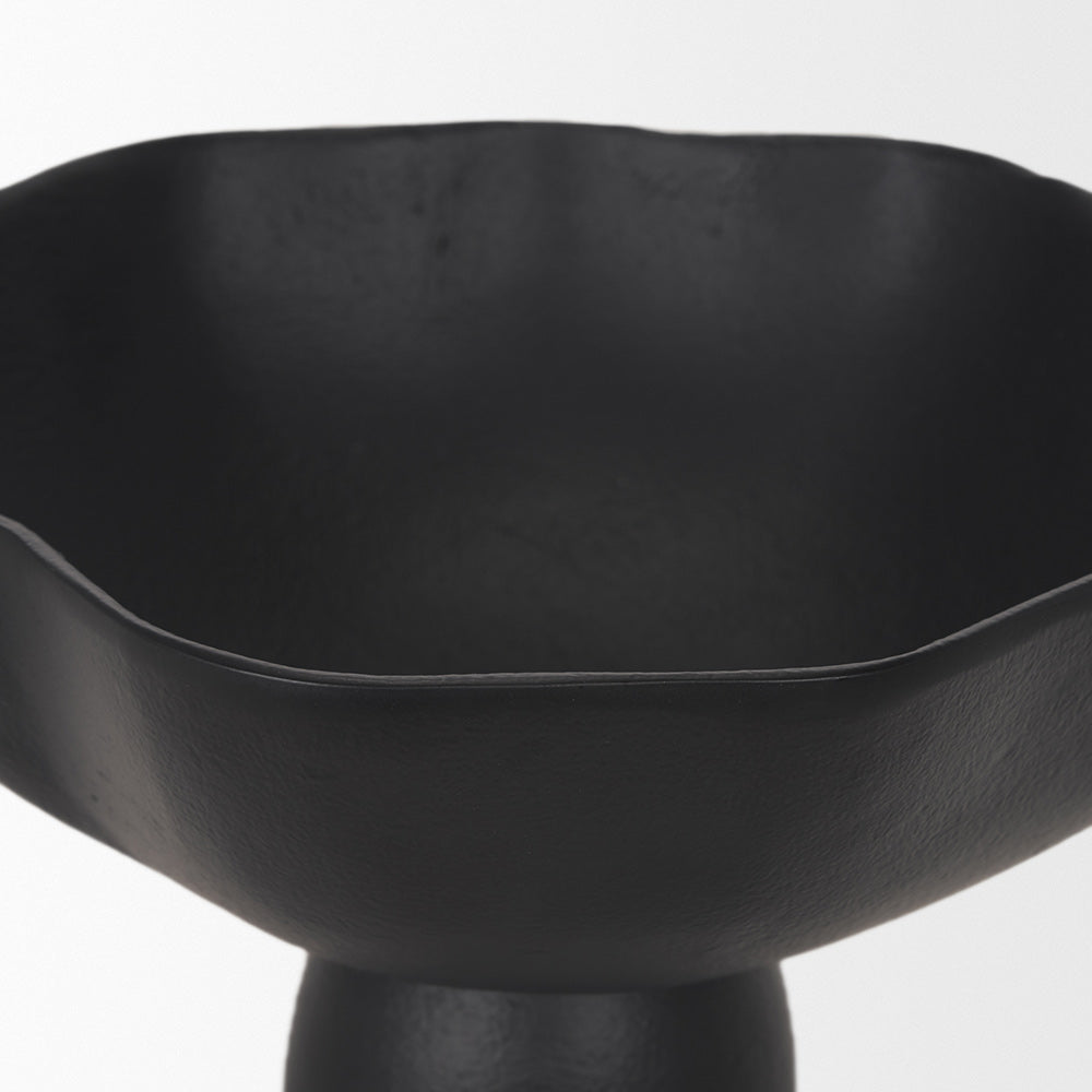 Mercana - Radka Small Matte Black Metal Decorative Bowl - 70723 view 5