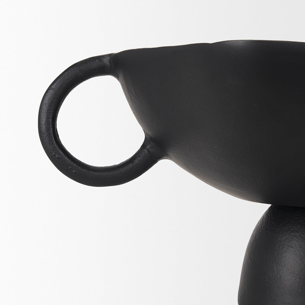 Mercana - Radka Small Matte Black Metal Decorative Bowl - 70723 view 7