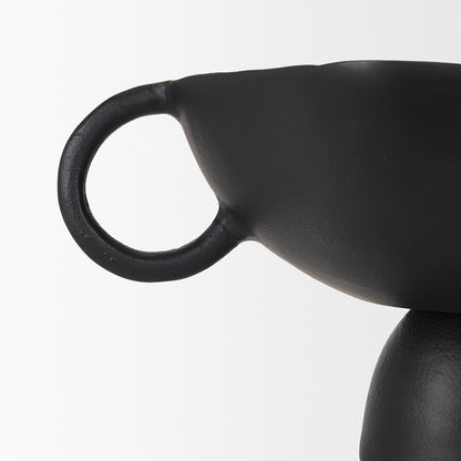 Mercana - Radka Small Matte Black Metal Decorative Bowl - 70723 view 7