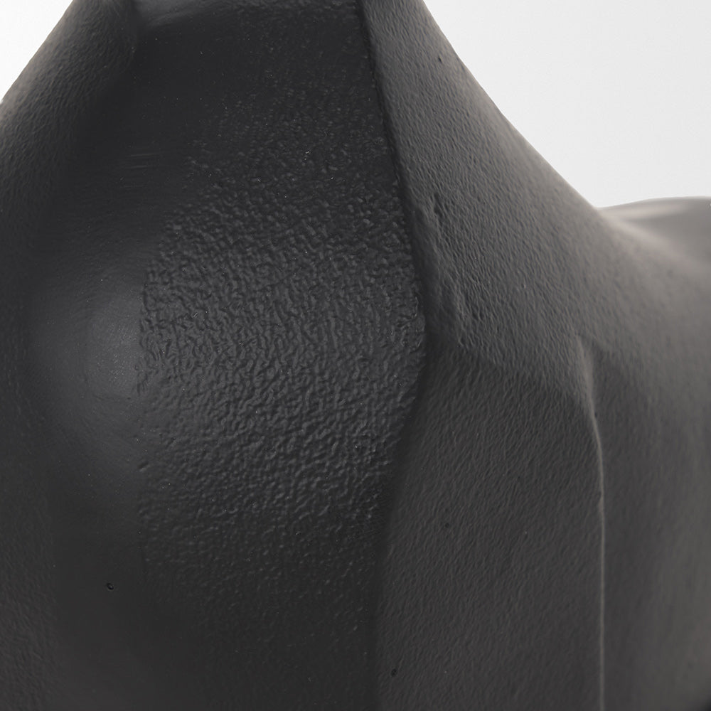 Mercana - Radu Large Matte Black Metal Bull Decorative Object - 70720 view 7