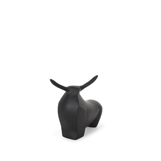 Mercana - Radu Small Matte Black Metal Bull Decorative Object - 70719 view 1