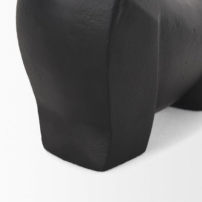 Mercana - Radu Small Matte Black Metal Bull Decorative Object - 70719 view 8