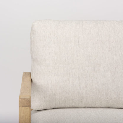 Mercana - Raeleigh 28.0L x 34.1W x 34.4H Cream Fabric W/Light Brown Wood Accent Chair - 69990 view 7