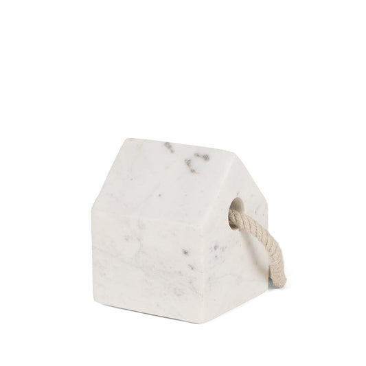 Mercana - Raena White Marble House Door Stopper - 70702 view 1