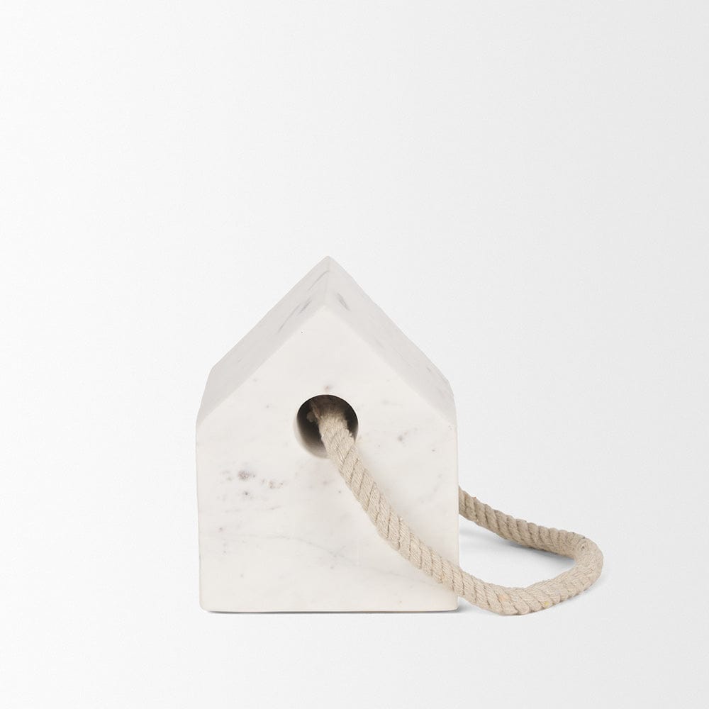 Mercana - Raena White Marble House Door Stopper - 70702 view 2