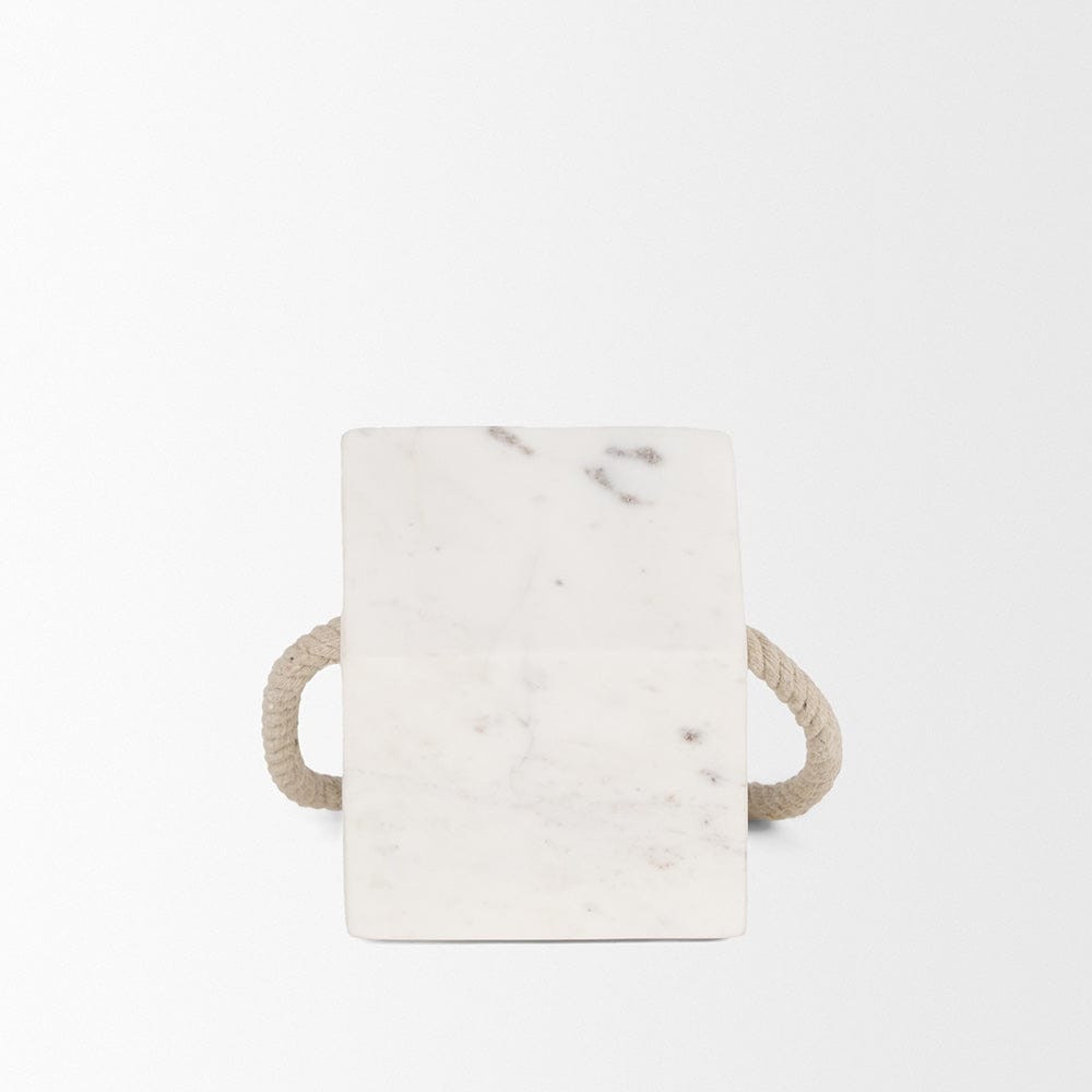 Mercana - Raena White Marble House Door Stopper - 70702 view 3