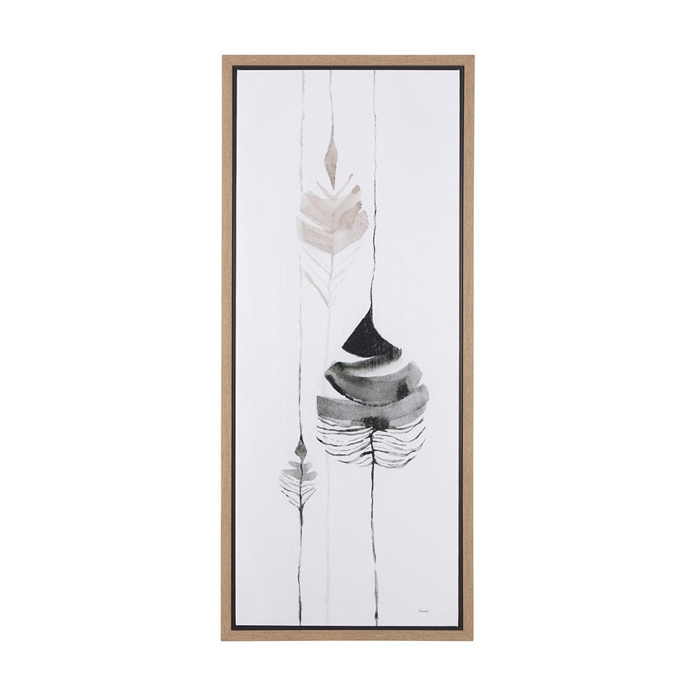 Mercana - Rain of Leaf I by Mercana Studio a Hand Embelished Textured Framed Canvas - 102246-FS view 1