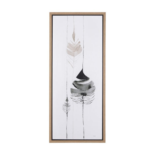 Mercana - Rain of Leaf I by Mercana Studio a Hand Embelished Textured Framed Canvas - 102246-FS view 1