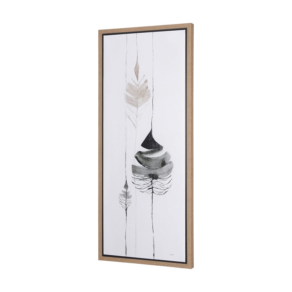 Mercana - Rain of Leaf I by Mercana Studio a Hand Embelished Textured Framed Canvas - 102246-FS view 2